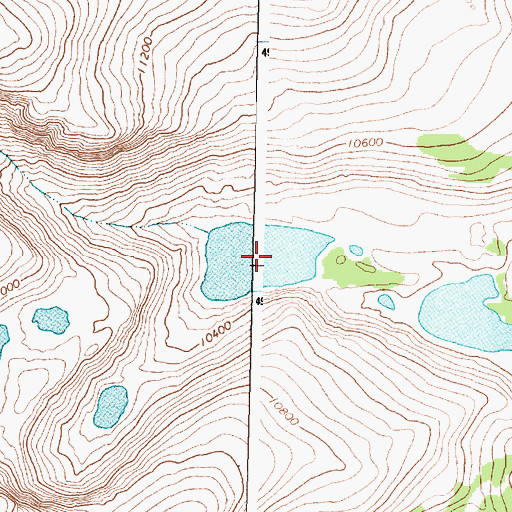 Topographic Map of South Piney Lakes, WY