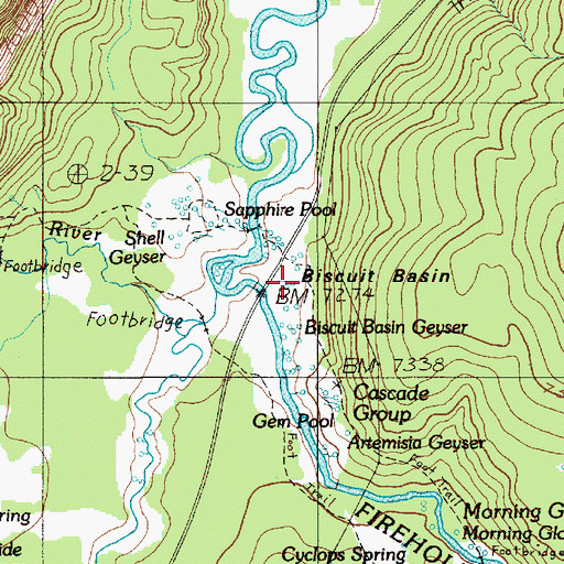 Topographic Map of Silver Globe, WY