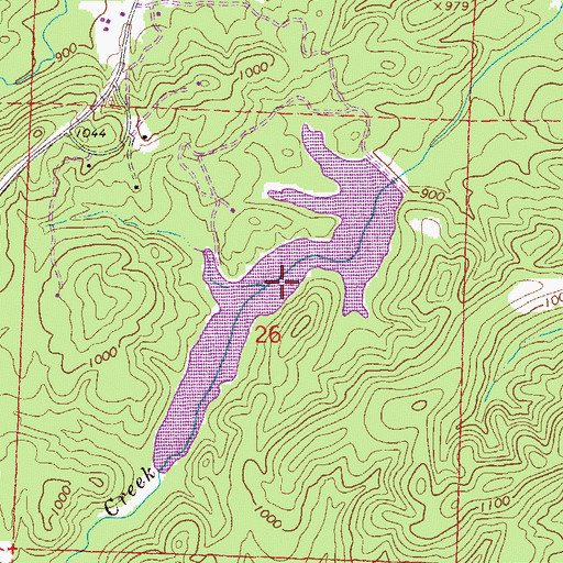 Topographic Map of Boy Scout Lake, AL