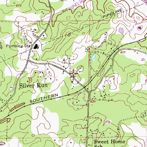 Topographic Map of Letcher (historical), AL