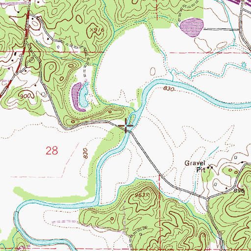 Topographic Map of Ross Bridge, AL
