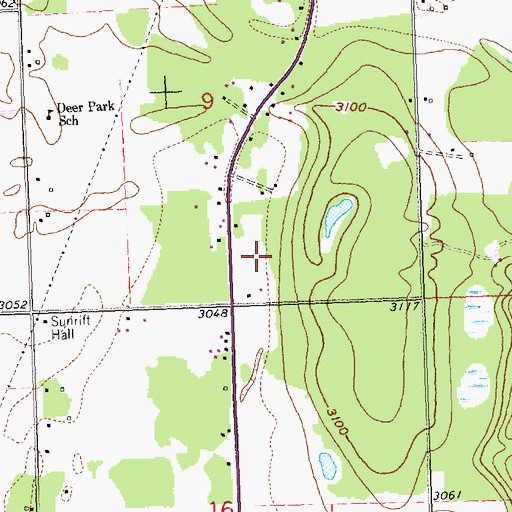 Topographic Map of 29N20W09DC__02 Well, MT