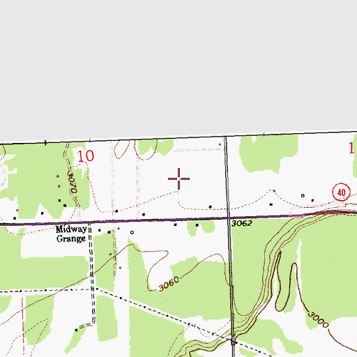 Topographic Map of 30N21W10DD__01 Well, MT