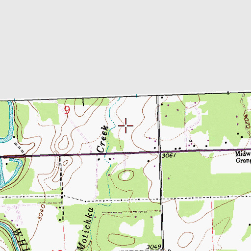 Topographic Map of 30N21W09DD__01 Well, MT