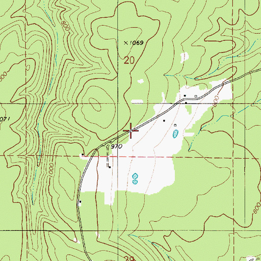 Topographic Map of Haydite (historical), OR