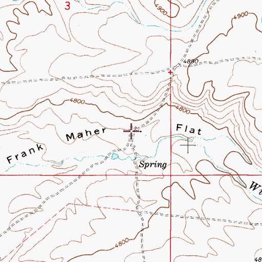 Topographic Map of Gulch Place, OR