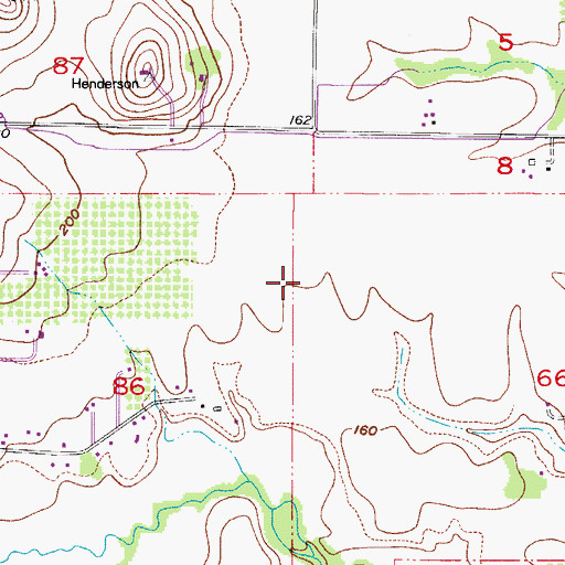 Topographic Map of Michelbrook Country Club, OR