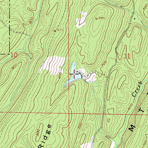 Topographic Map of Wilborn Lake, AL