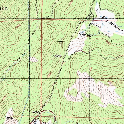 Topographic Map of SCE Shaver Summit Heliport, CA