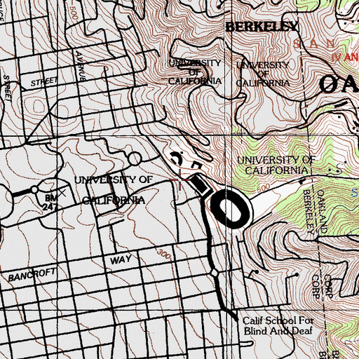 Topographic Map of Kleeberger Field, CA