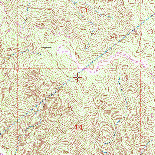 Topographic Map of KWRP-FM (San Jacinto), CA