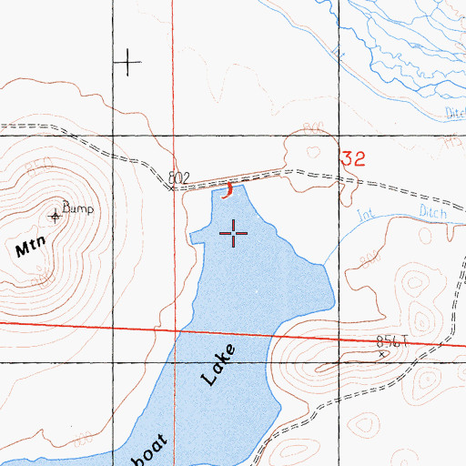 Topographic Map of Earl B Fiock Number 2 2180 Dam, CA