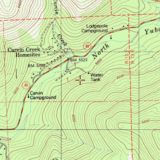 Topographic Map of San Francisco State College Camp, CA