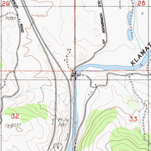 Topographic Map of Camp Lowe (historical), CA