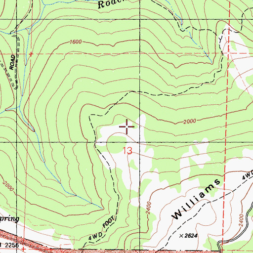 Topographic Map of Griffith Place (historical), CA
