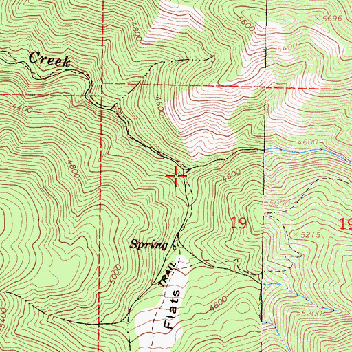 Topographic Map of Sanbergs Lodge (historical), CA