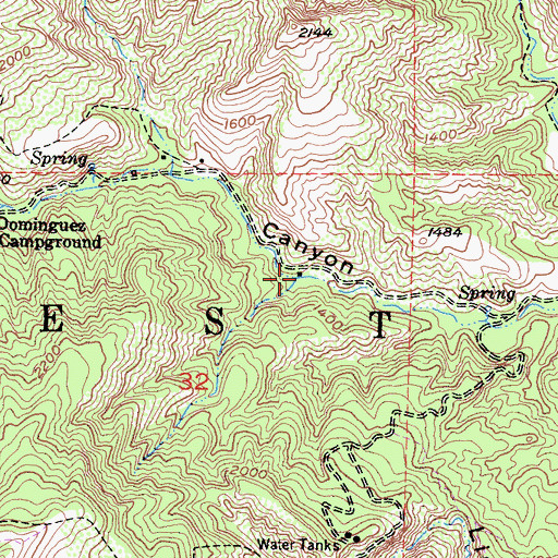 Topographic Map of Karlyn Ranch, CA