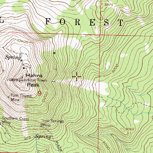 Topographic Map of Oro Cache, CO