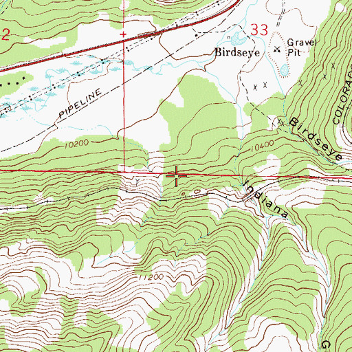 Topographic Map of Arkansas Pit, CO