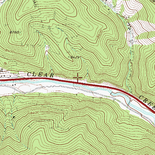 Topographic Map of Ruby Tunnel Mine, CO