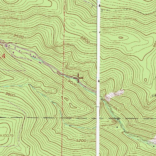 Topographic Map of La Munyon Mine, CO