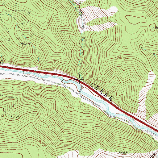 Topographic Map of MacKay Tunnel Mine, CO