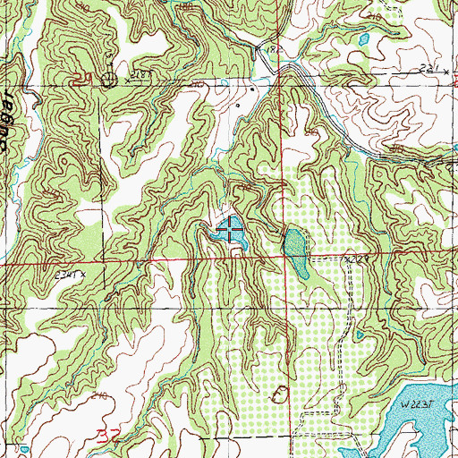 Topographic Map of Nugent-Schpanski Number 4 Lake, IL