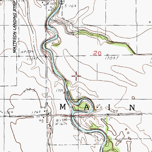 Topographic Map of Montgomery Dam and Lock, IL