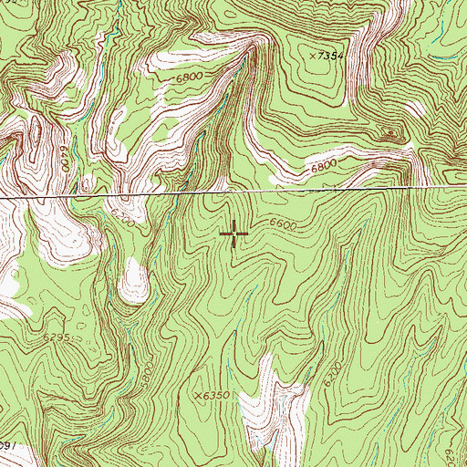 Topographic Map of Matt Spring, CO