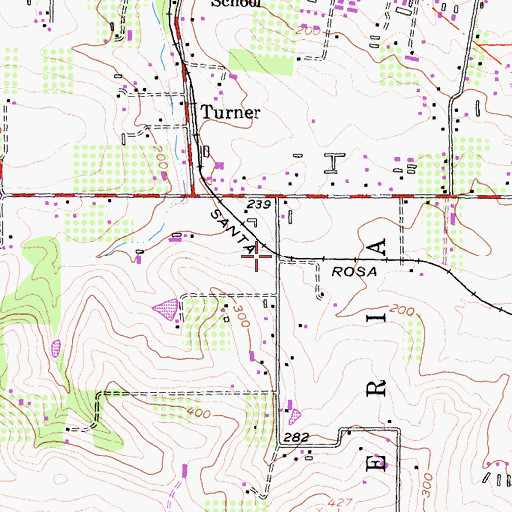 Topographic Map of Orchard, CA
