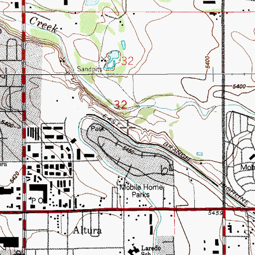 Topographic Map of H W Siddle Incorporated Pit, CO