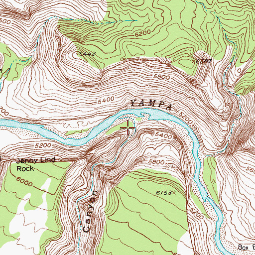 Topographic Map of Sand Canyon, CO
