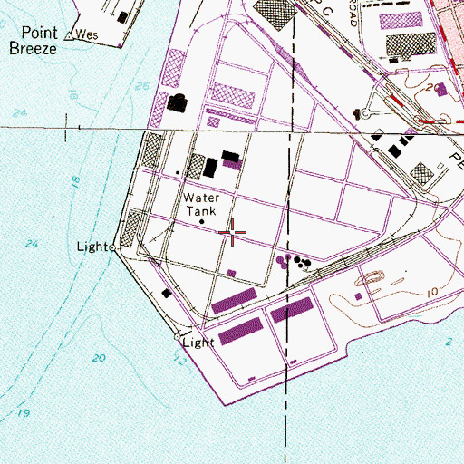 Topographic Map of Dundalk Marine Terminal, MD