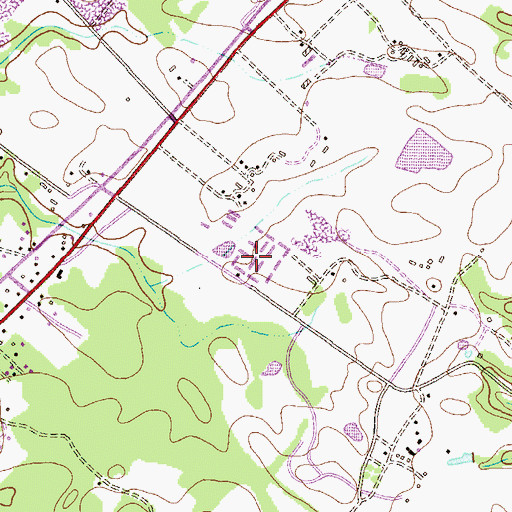 Topographic Map of Crofton Mews, MD