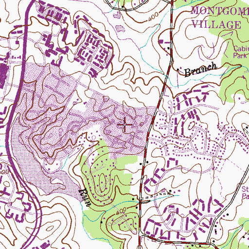 Topographic Map of Whetstone, MD