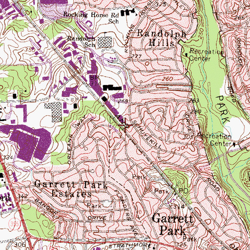 Topographic Map of Windham (historical), MD