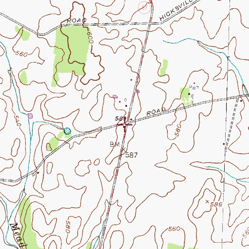 Topographic Map of McLaughlin School (historical), MD