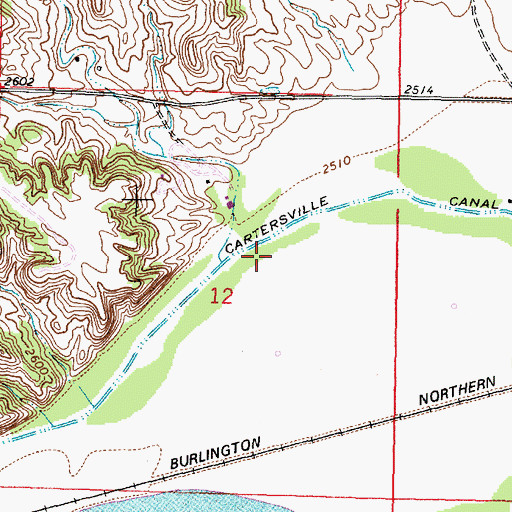 Topographic Map of Porcupine (historical), MT