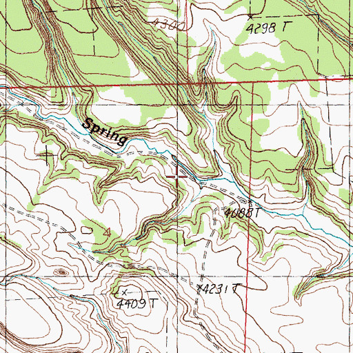 Topographic Map of Warr (historical), MT