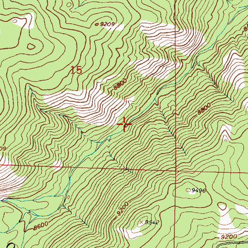 Topographic Map of Iron King Prospect, WY