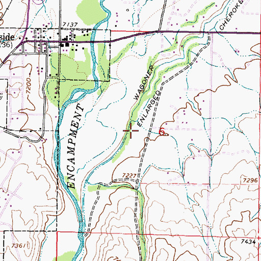 Topographic Map of Toothacher Pit, WY