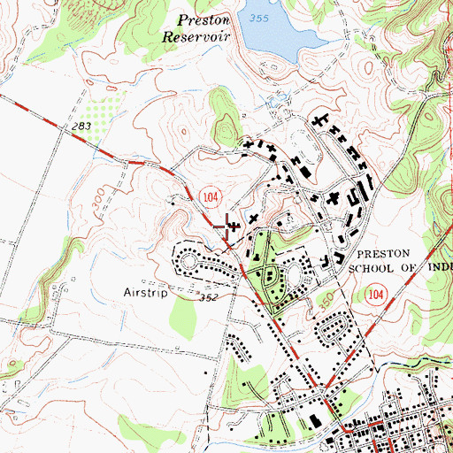 Topographic Map of California Department of Forestry Fire Academy, CA