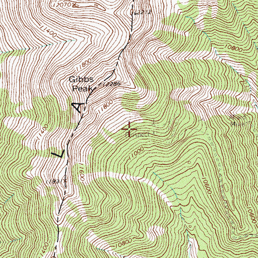 Topographic Map of East Mancos River Placers, CO