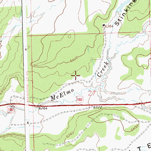 Topographic Map of Superior Tunnel Mine, CO