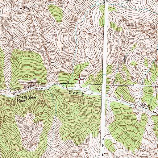 Topographic Map of Seven-thirty Mine, CO
