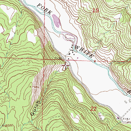 Topographic Map of Smith Gulch, CO