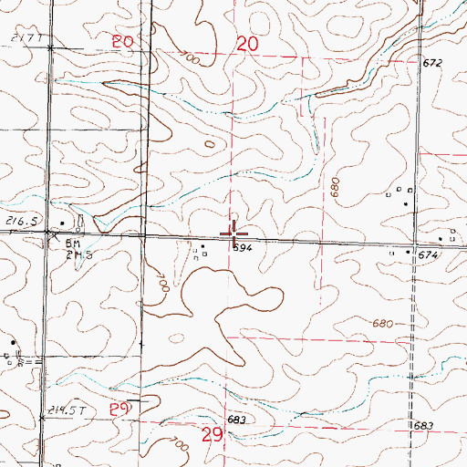 Topographic Map of Dunlap School (historical), IL