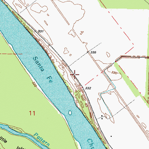 Topographic Map of Hartsook School (historical), IL