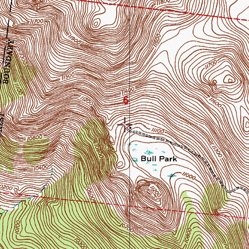 Topographic Map of Tracie Group Mine, CO
