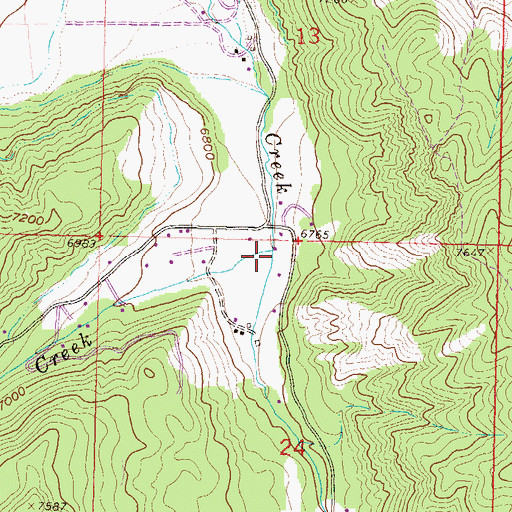 Topographic Map of West Sopris Creek, CO